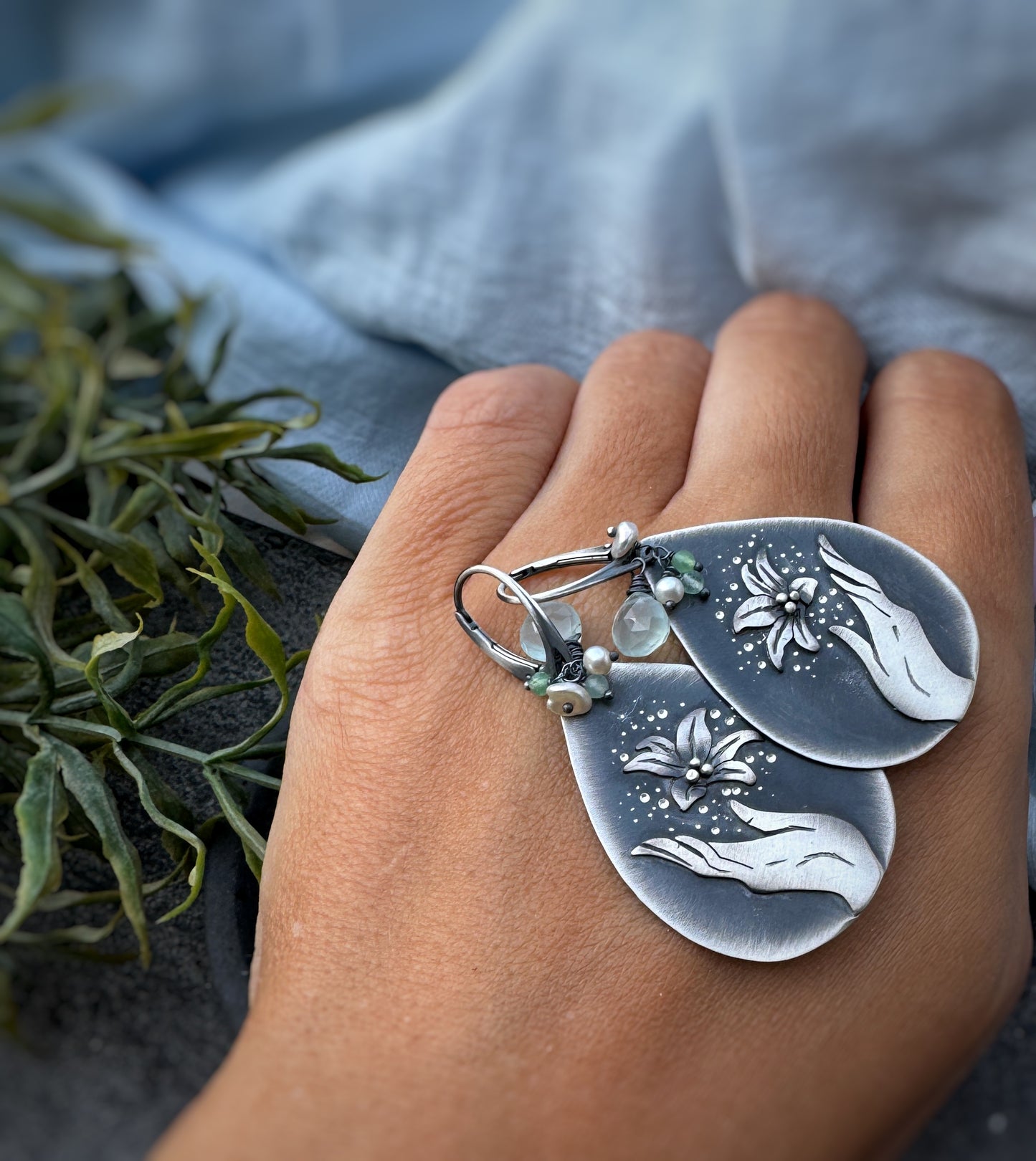 The Lily Drop Earrings