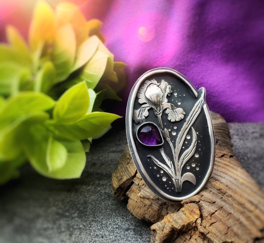 The Iris Ring - Amethyst