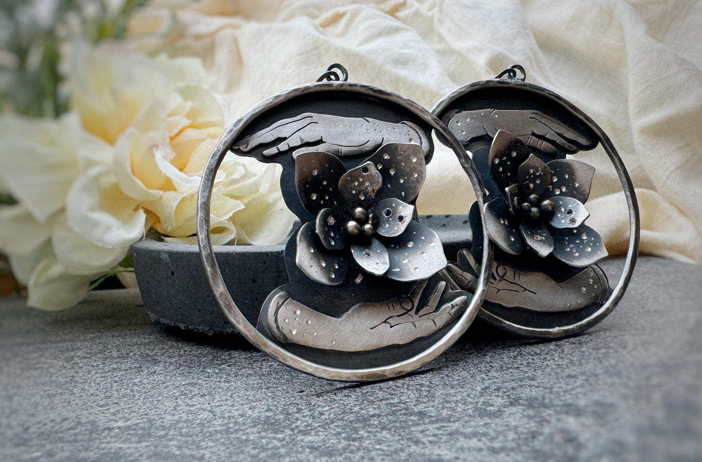 Protecting The Flowers Earrings