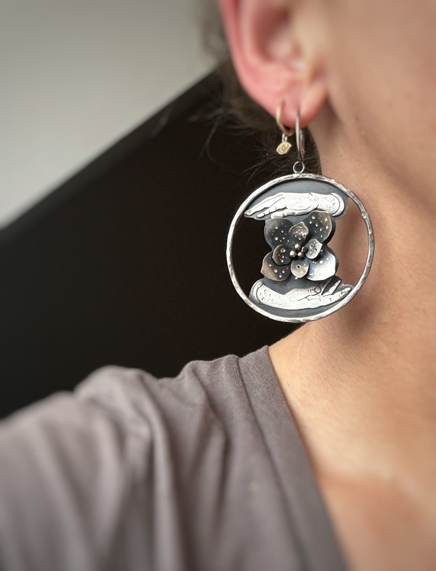 Protecting The Flowers Earrings