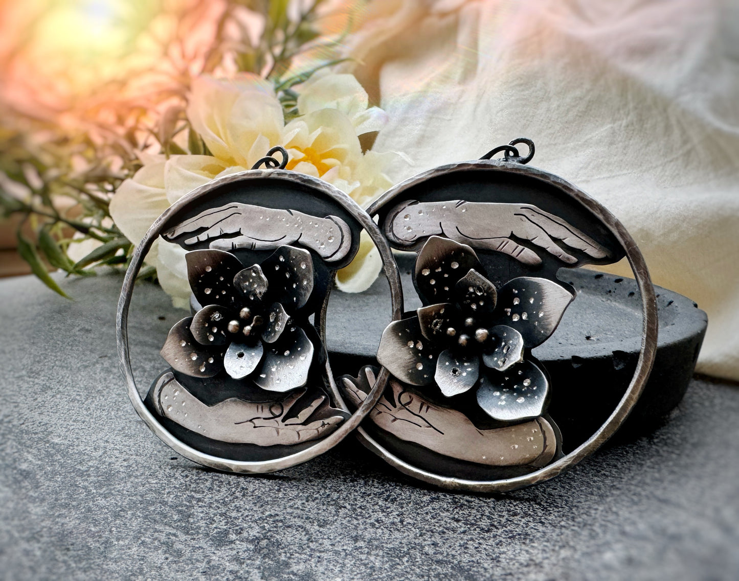 Protecting The Flowers Earrings