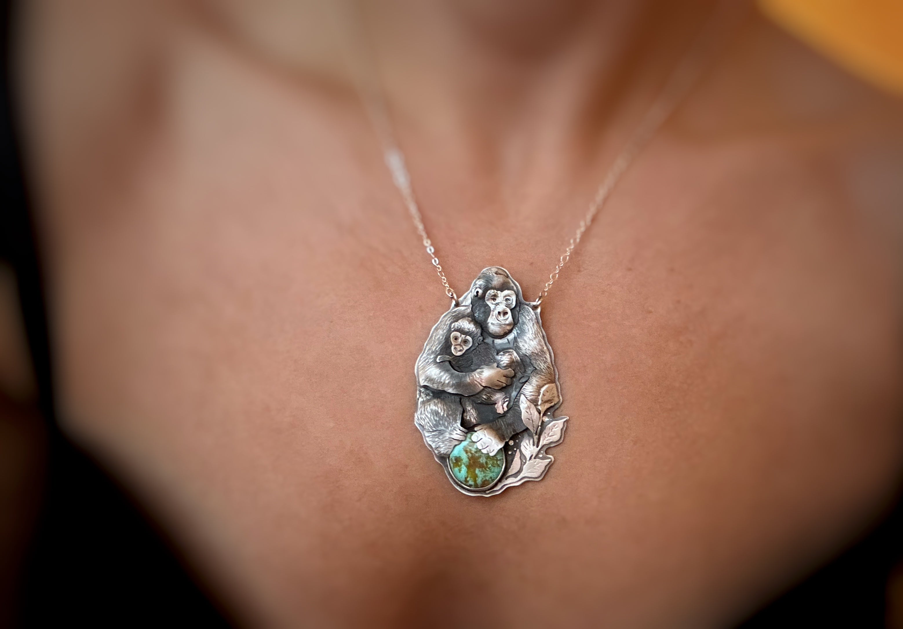 The Gorilla’s Love - King’s Manassa Turquoise