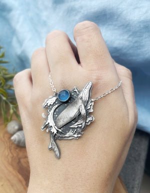 The Humpback Water Splash Necklace