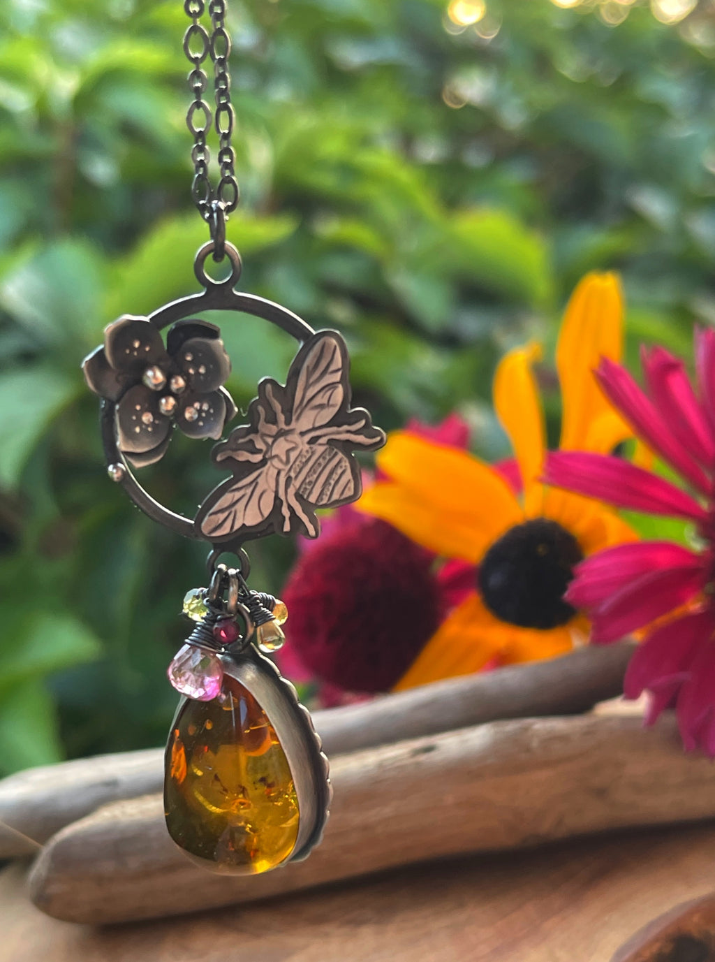 The Summer Honey Bee Necklace