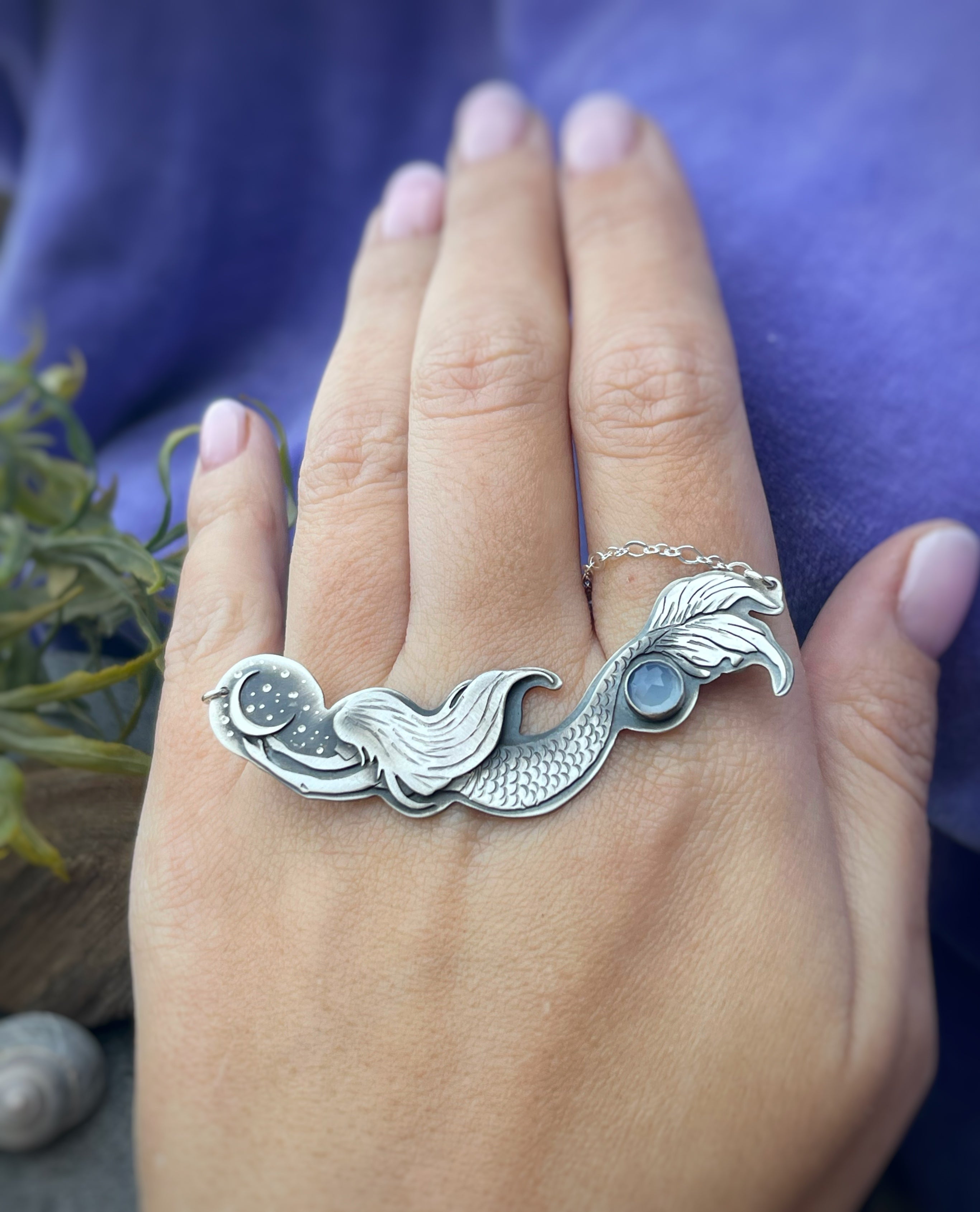 Angel of the Sea Necklace - Mermaid Necklace