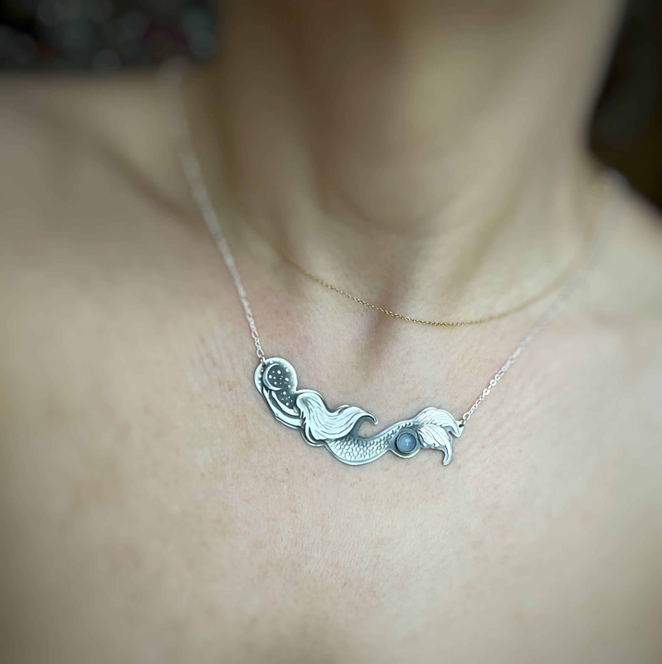 Angel of the Sea Necklace - Mermaid Necklace