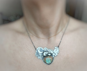 The Sleeping Koala Bear Turquoise Necklace