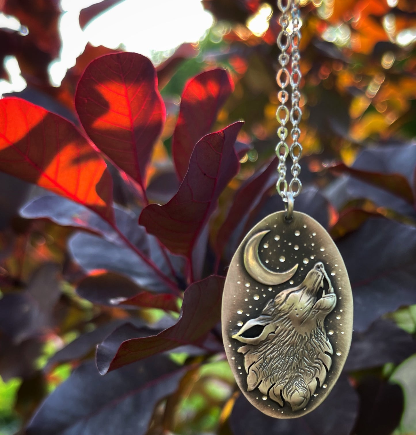 CUSTOM- The Moon Wolf Necklace