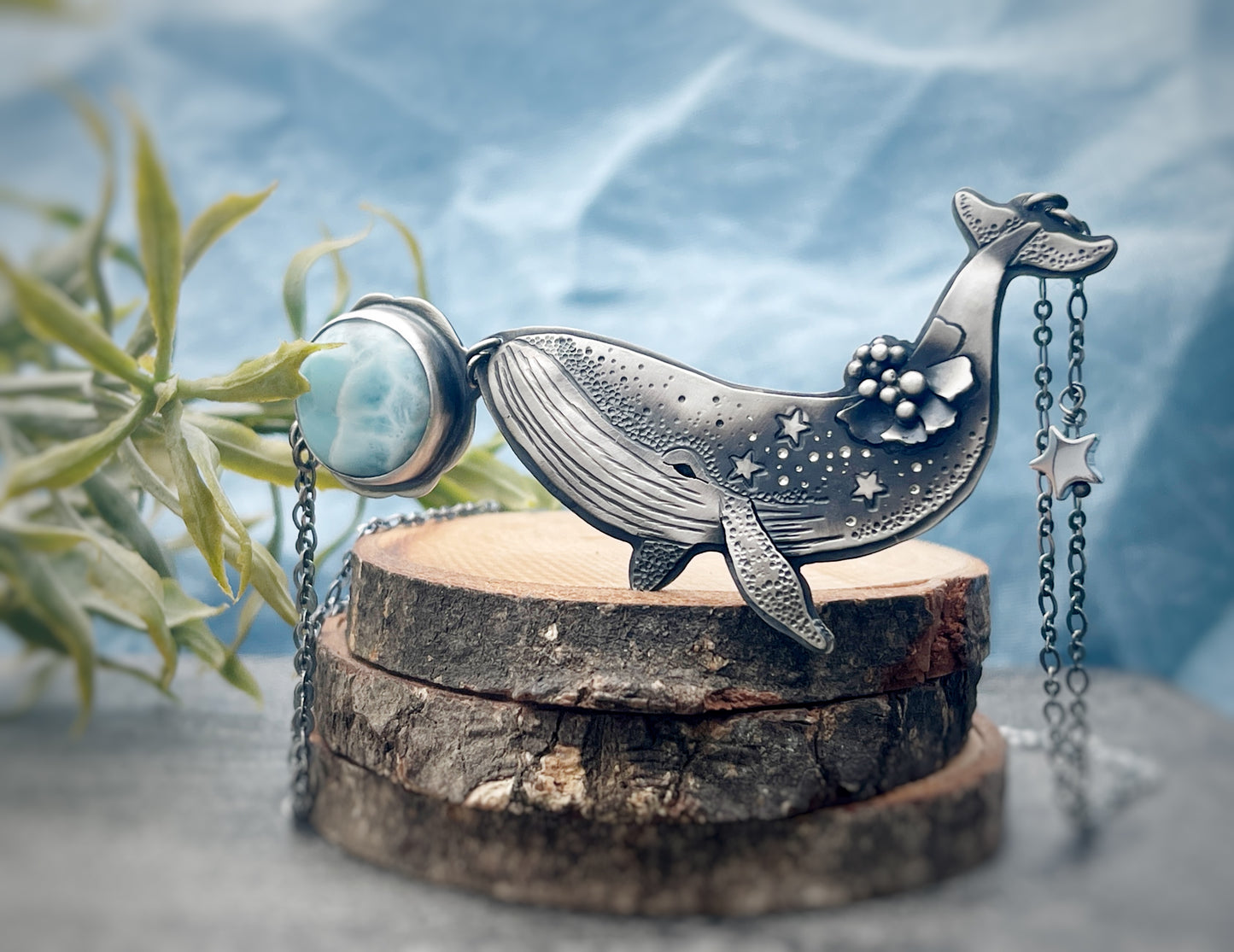 The Humpback Larimar Necklace