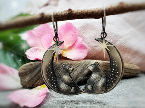 The Moon Bear Earrings