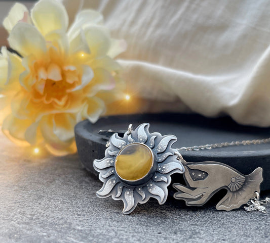 Holding The Sun Necklace