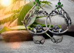 The Smiling Sloth Drop Earrings