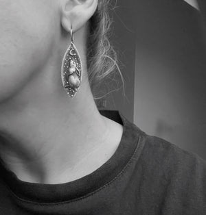 The Rabbit Marquise Earrings