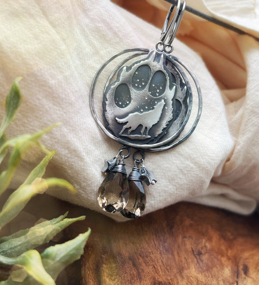 The Wild Wolf Earrings