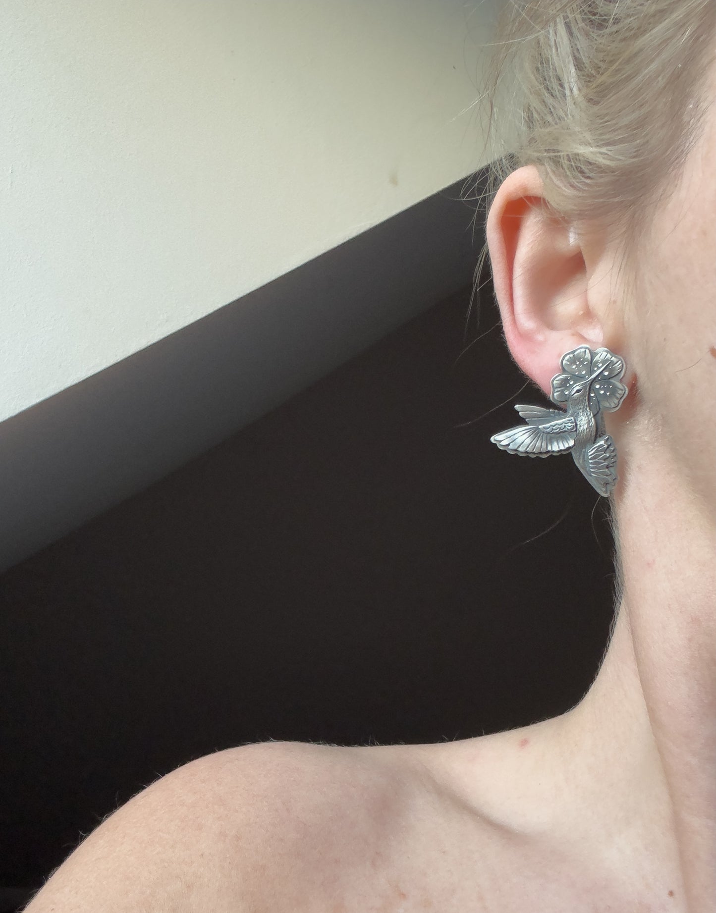 The Healer Earrings - Hummingbird Earrings