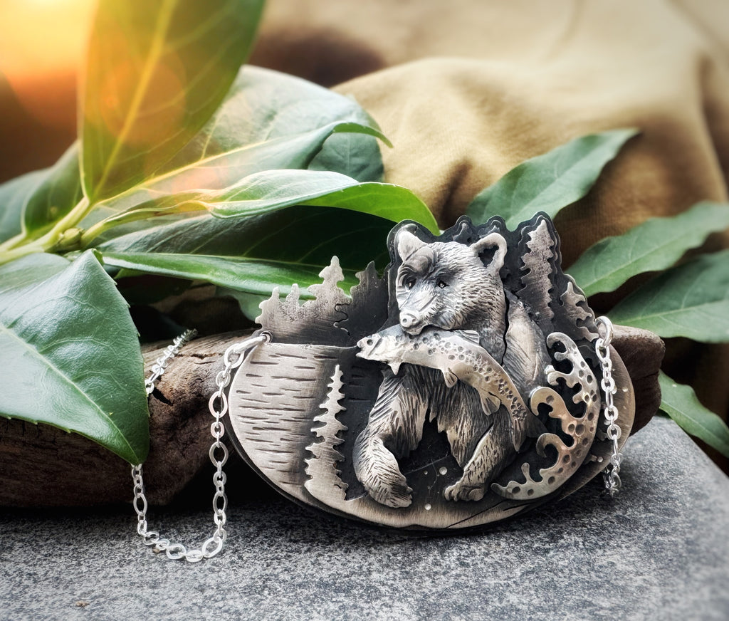 The Hunting Bear Necklace