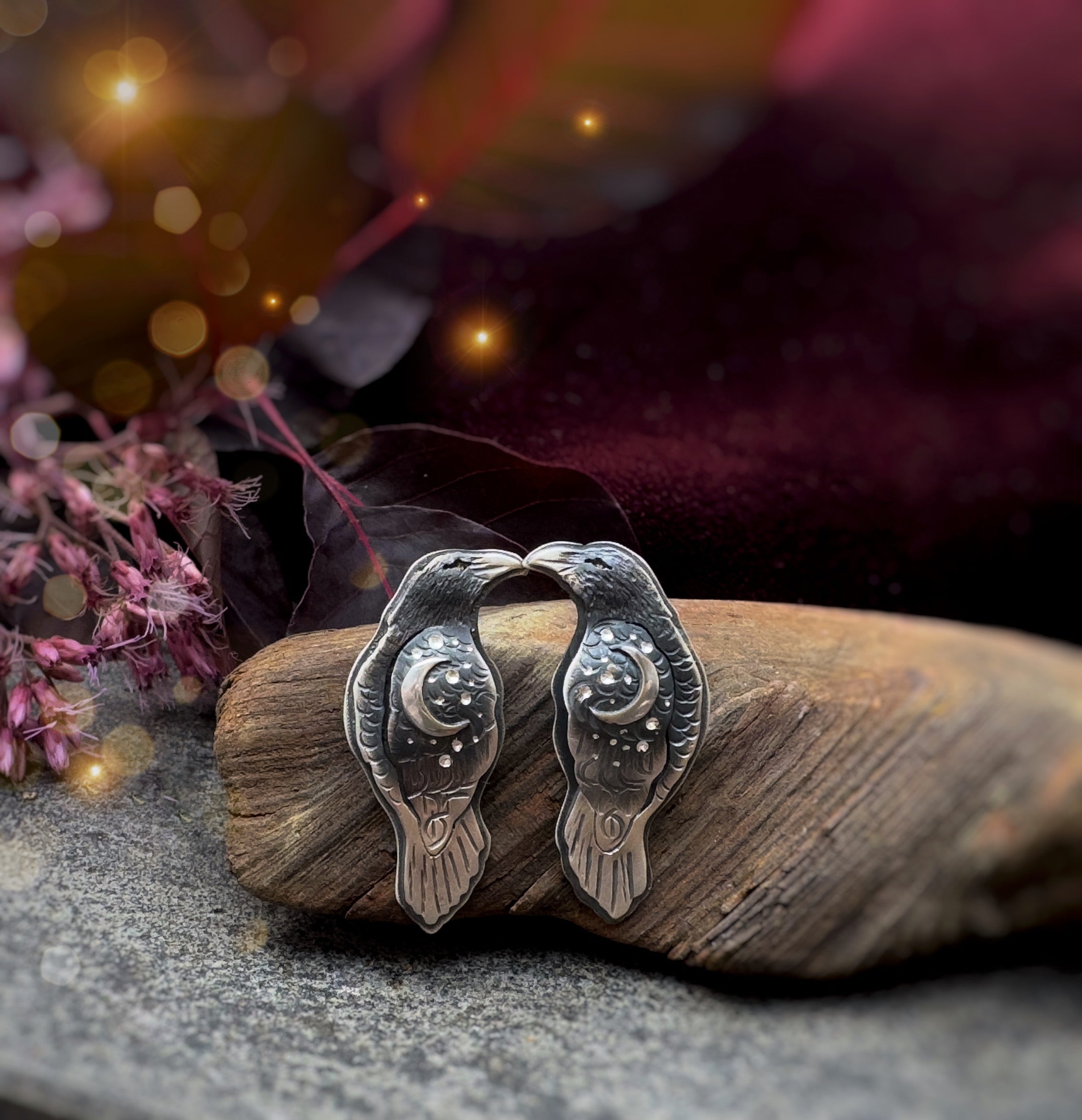 The Raven Stud Earrings