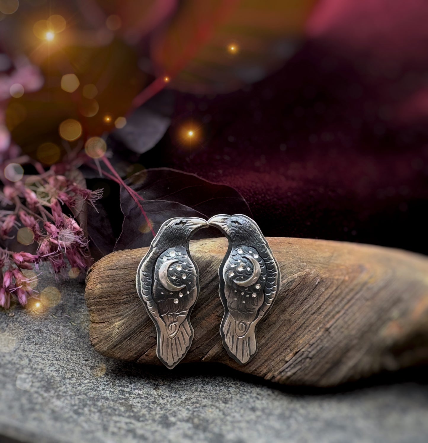 The Raven Stud Earrings