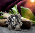 The Badger Mama & Her Cub Necklace