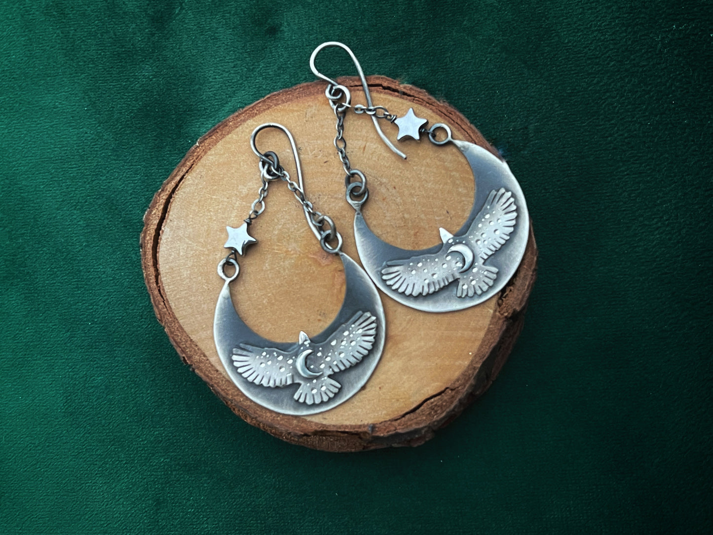 The Ombre Hawk Swing Earrings