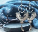 The Barn Owl's Dream-Mobile Earrings