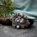 The Beaver Mama Necklace & Amazonite