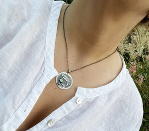 The Shark & Chalcedony Necklace