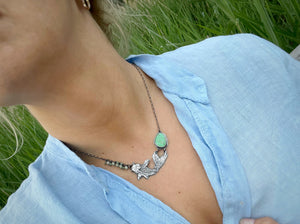 The Koi Fish & Variscite Necklace