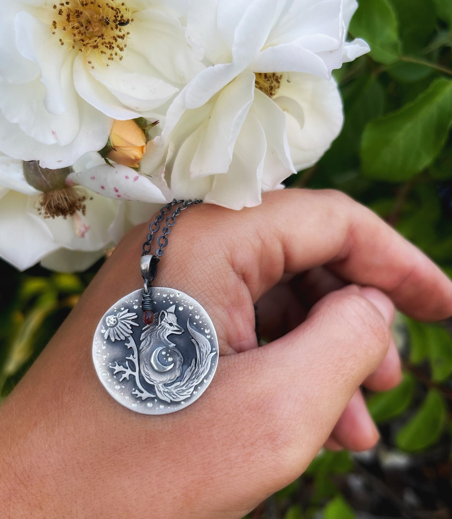 The Fox & Sapphire Necklace