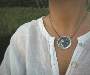 The Fox & Blue Moon Necklace