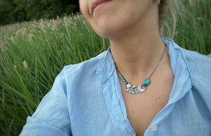 The Koi Fish & Turquoise Necklace