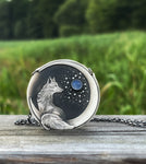 The Fox & Blue Moon Necklace