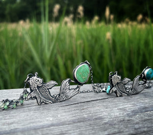 The Koi Fish & Variscite Necklace