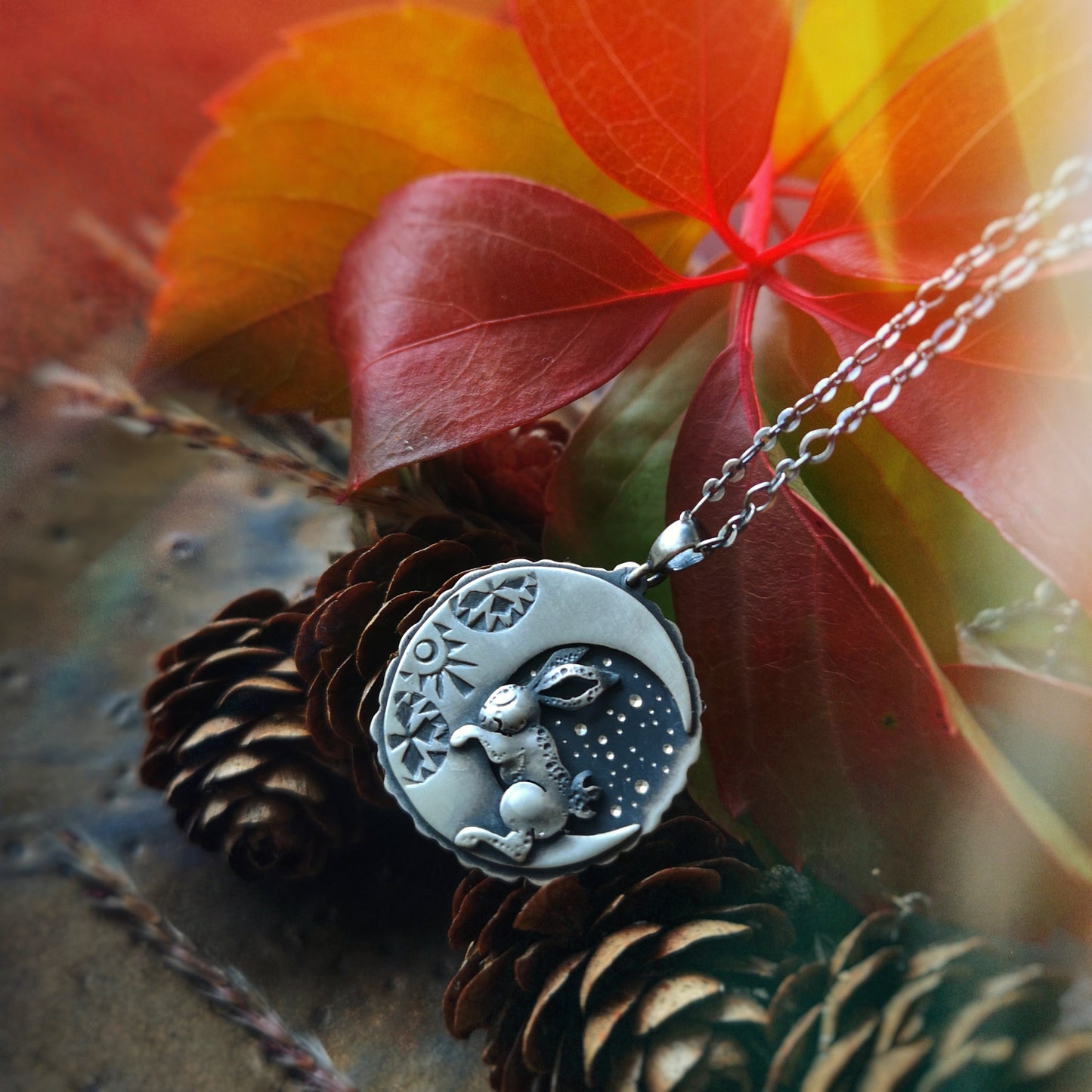 The Sleeping Bunny Necklace