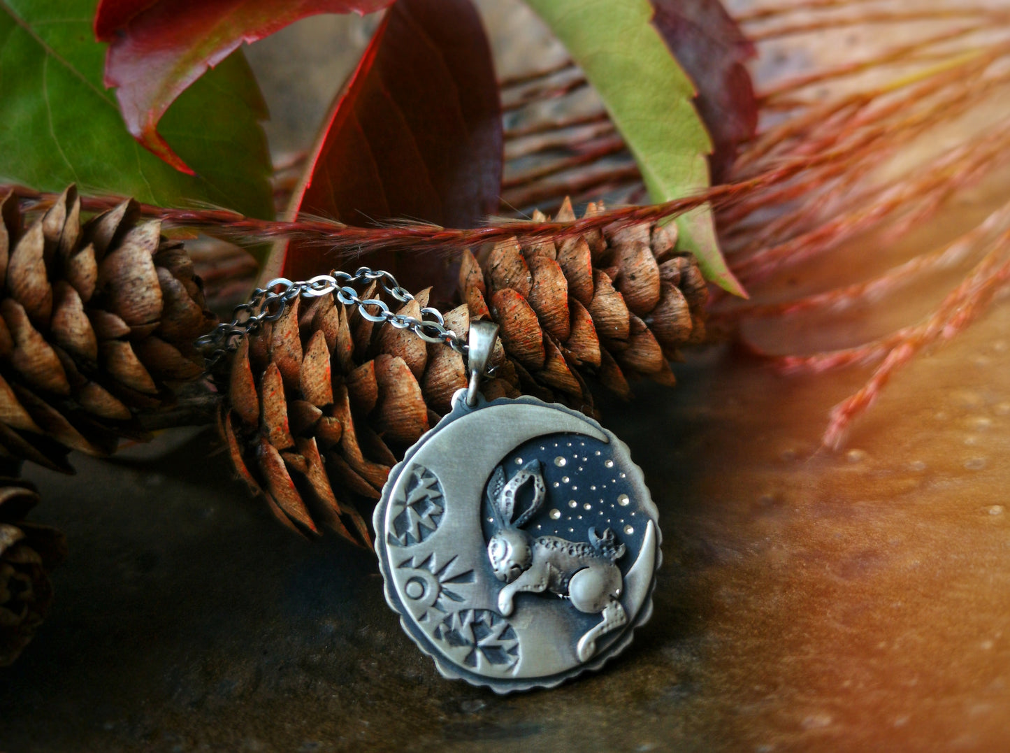 The Sleeping Bunny Necklace