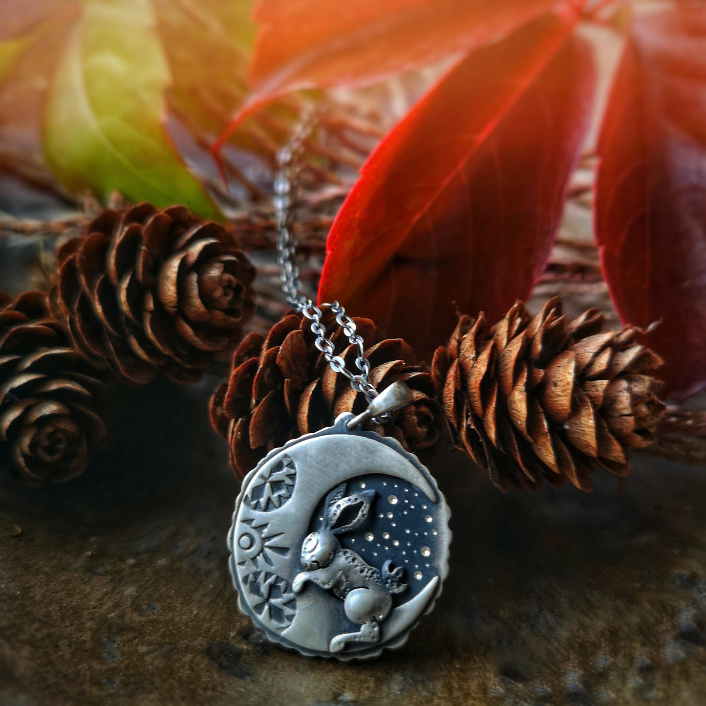 The Sleeping Bunny Necklace