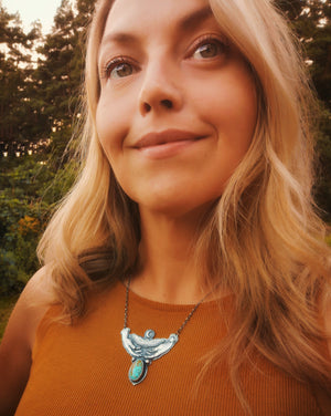 The Barn Owl Necklace - Totem Owl Necklace