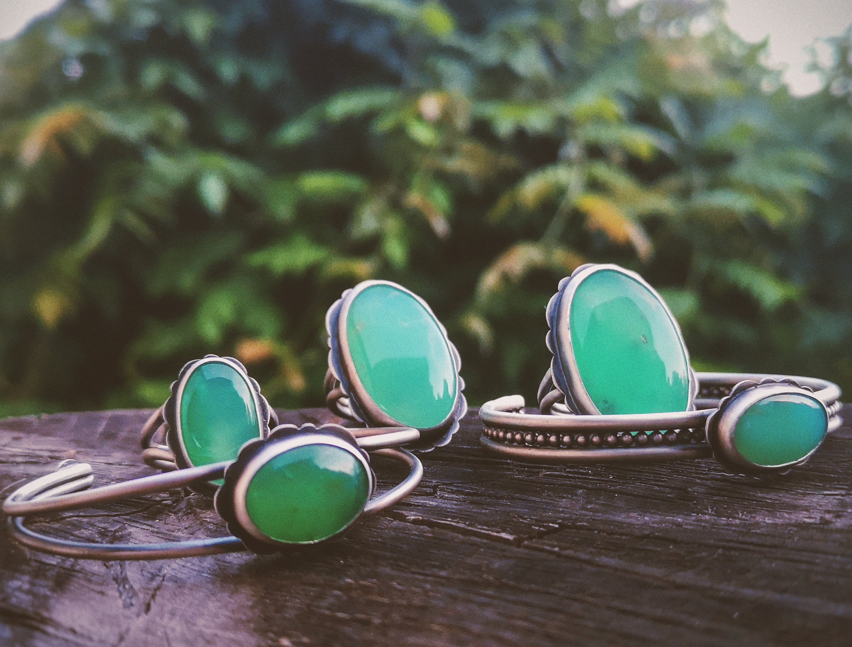 Chrysoprase Cuff l