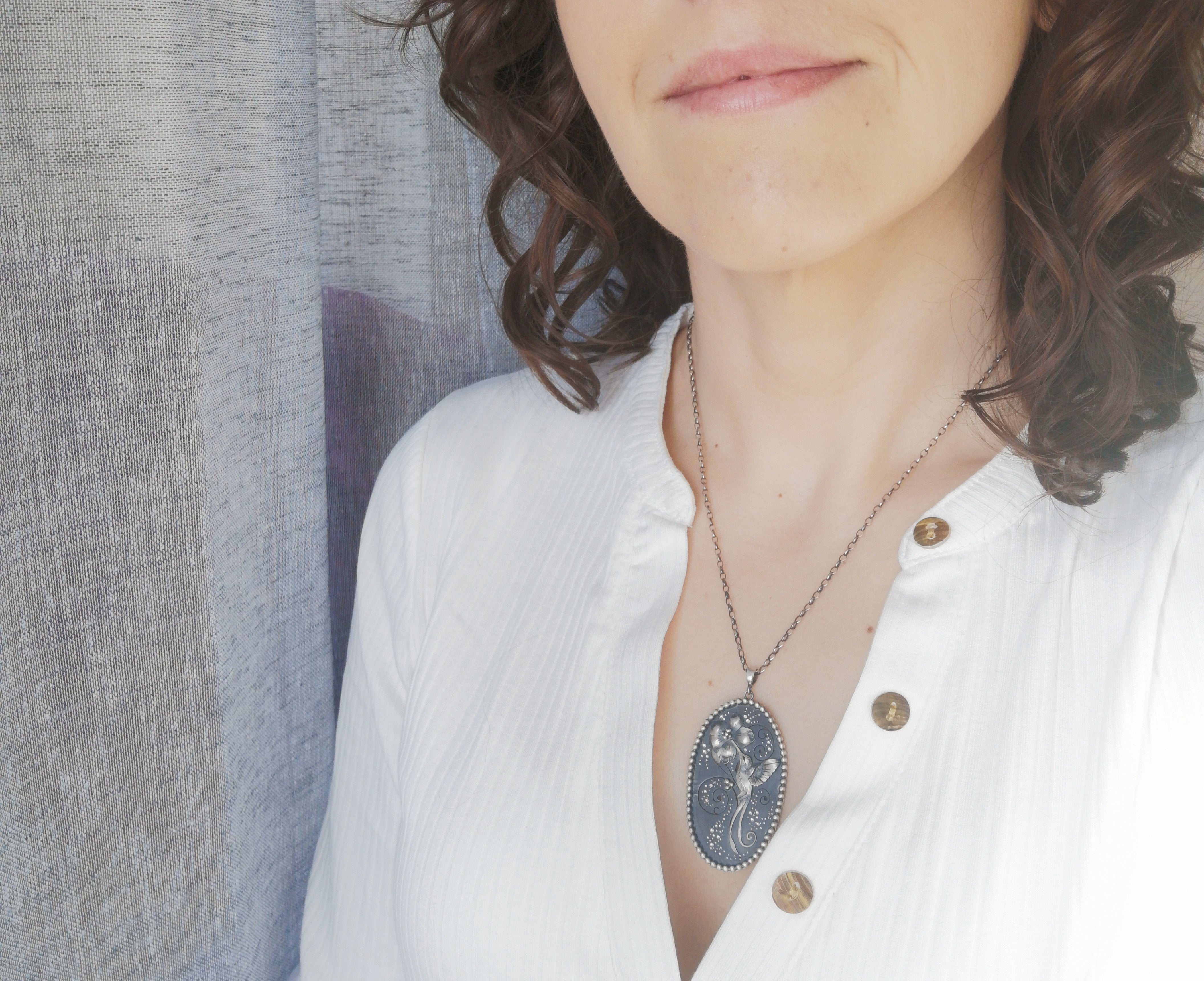 The Healer Necklace - Hummingbird Necklace