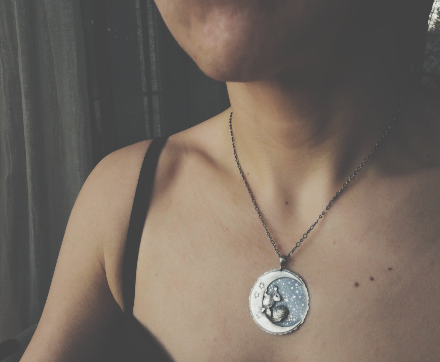 The Curious Squirrel Necklace