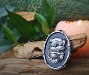 Pocket of Your Heart - Koala Bear Shadowbox Necklace
