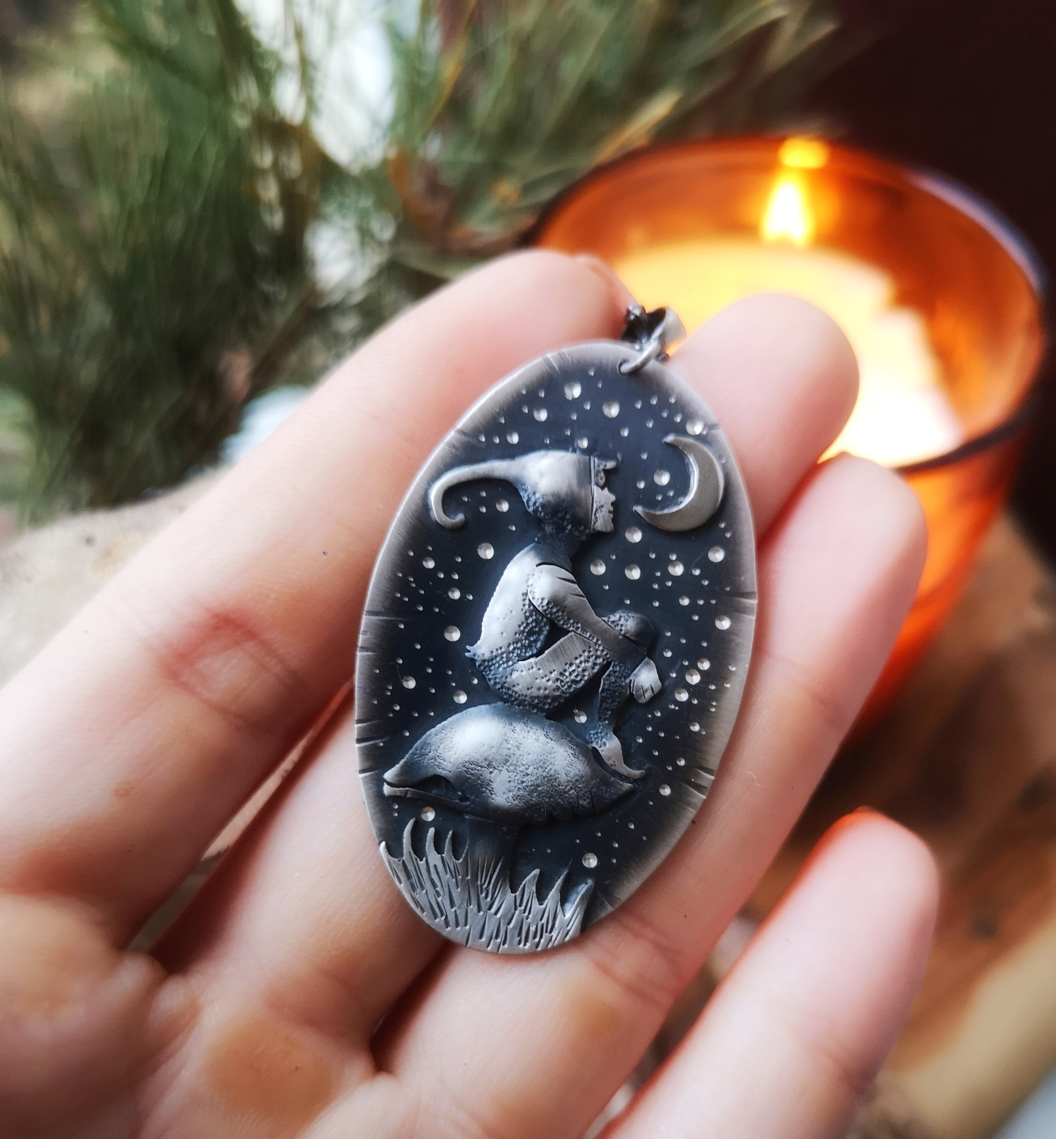 Moon Gazer Fairy Necklace