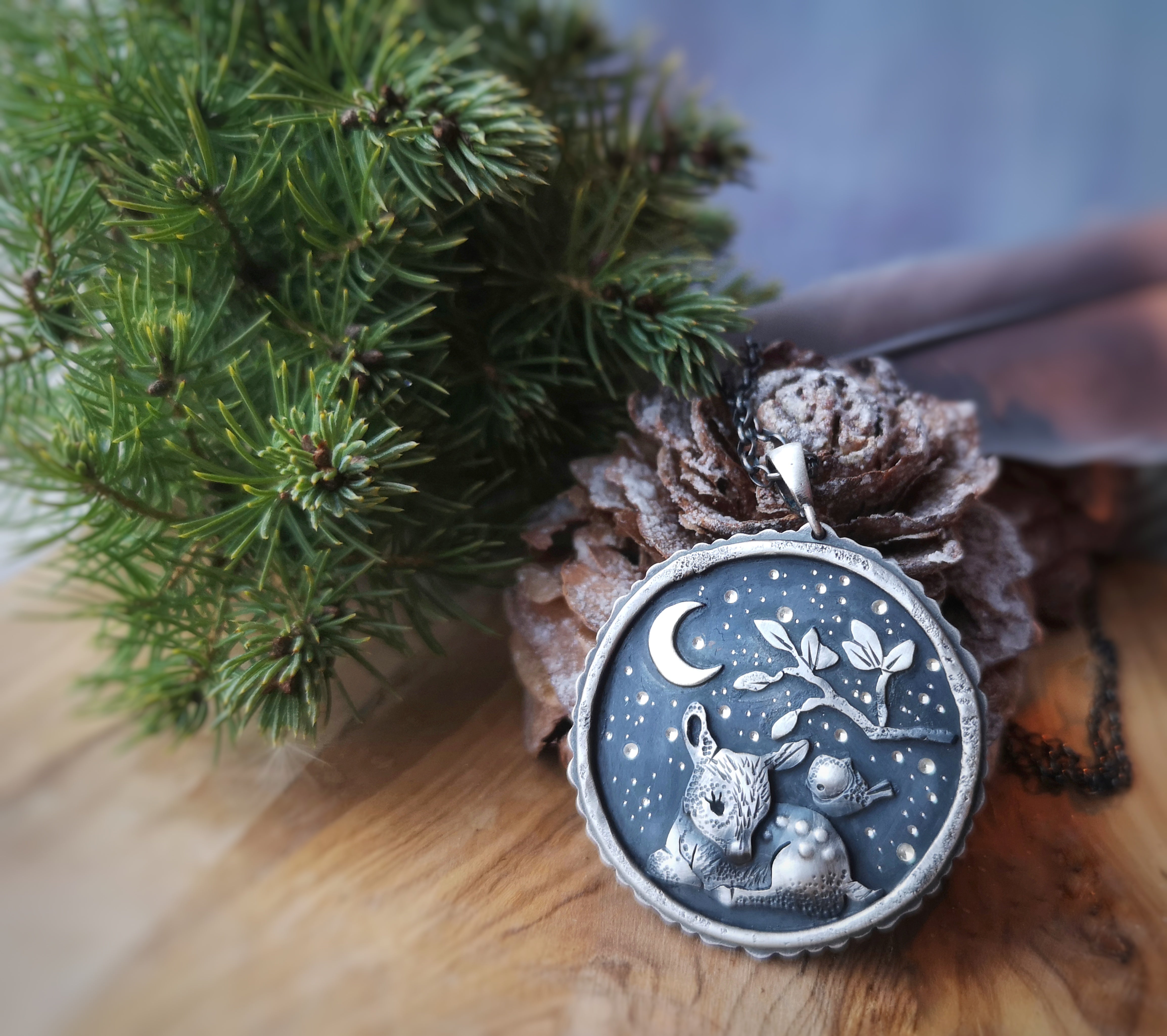 The Fawn Shadowbox Necklace