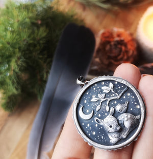 The Fawn Shadowbox Necklace