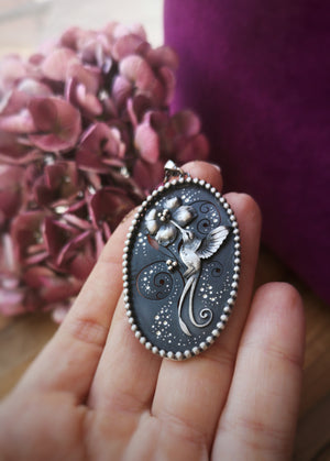 The Healer Necklace - Hummingbird Necklace