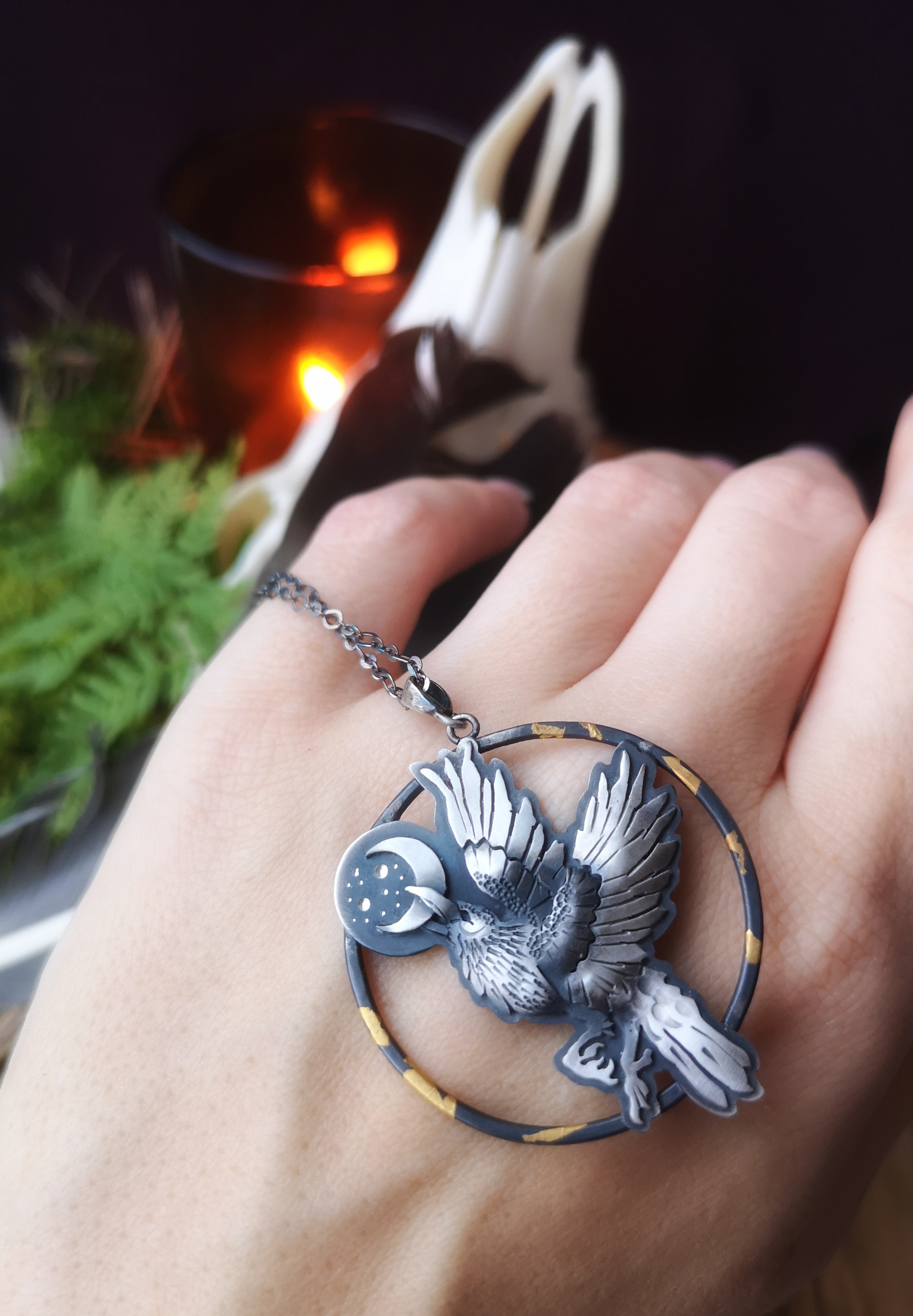 Raven's Awakening Necklace