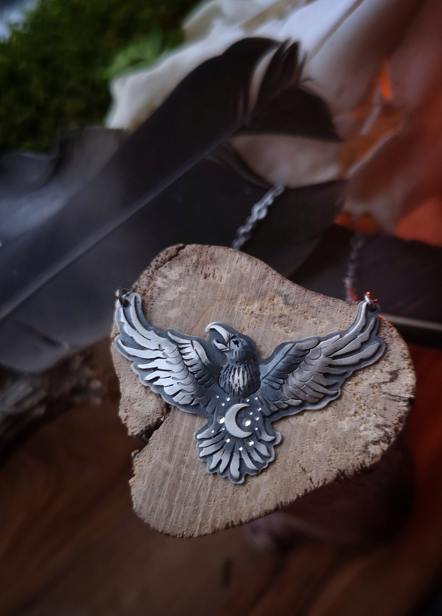 The Raven Talisman Necklace