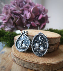 Two CUSTOM Fawn Necklaces
