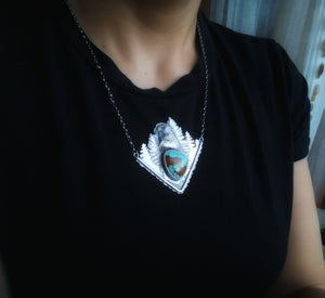 Thw Eagle Necklace - Number 8 Turquoise Necklace