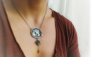 Soul Mates Necklace - Hares Shadowbox Necklace